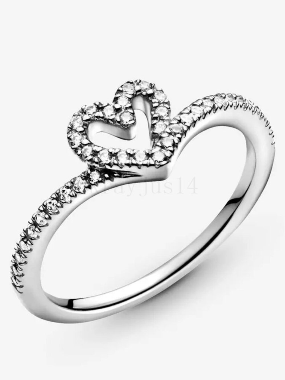 Pandora Sparkling Heart Ring - Picture 4 of 4